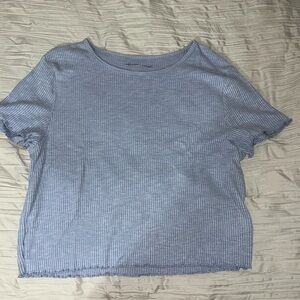American Eagle Waffle Baby Tee